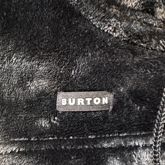 Burton Black Plush Hooded Neck Gaiter - Picture 2 of 4